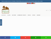 Tablet Screenshot of hosteriafontivieja.com